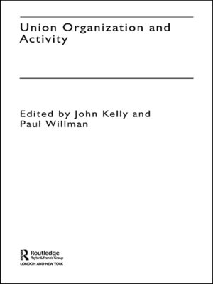 cover image of Union Organization and Activity